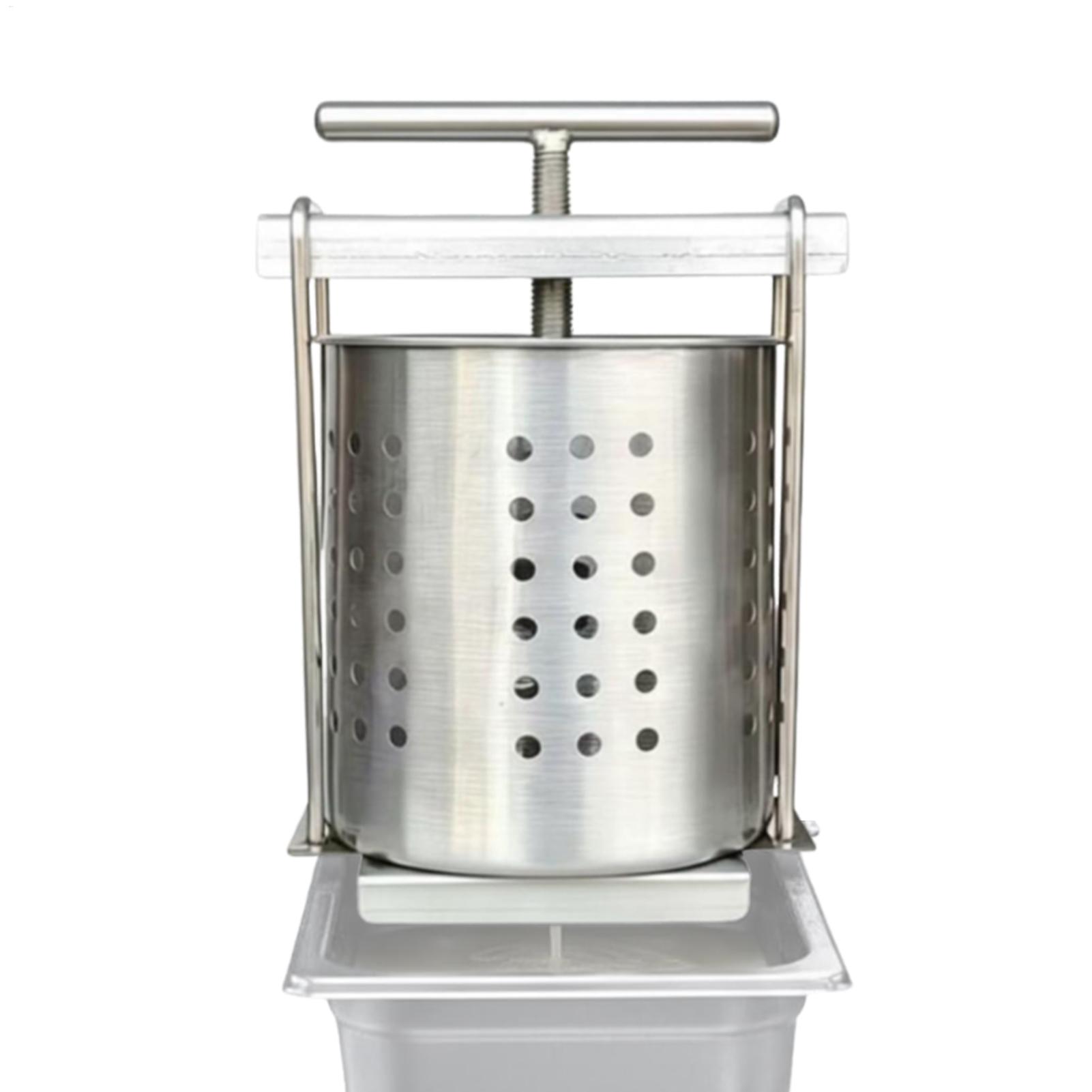 Citrus Juicer Bar - 2.5Lステンレス製フルーツワインプレス、手動ハチミツジューサー、グレープやリンゴ用の頑丈なハンドプレス、家庭用キッチンツール