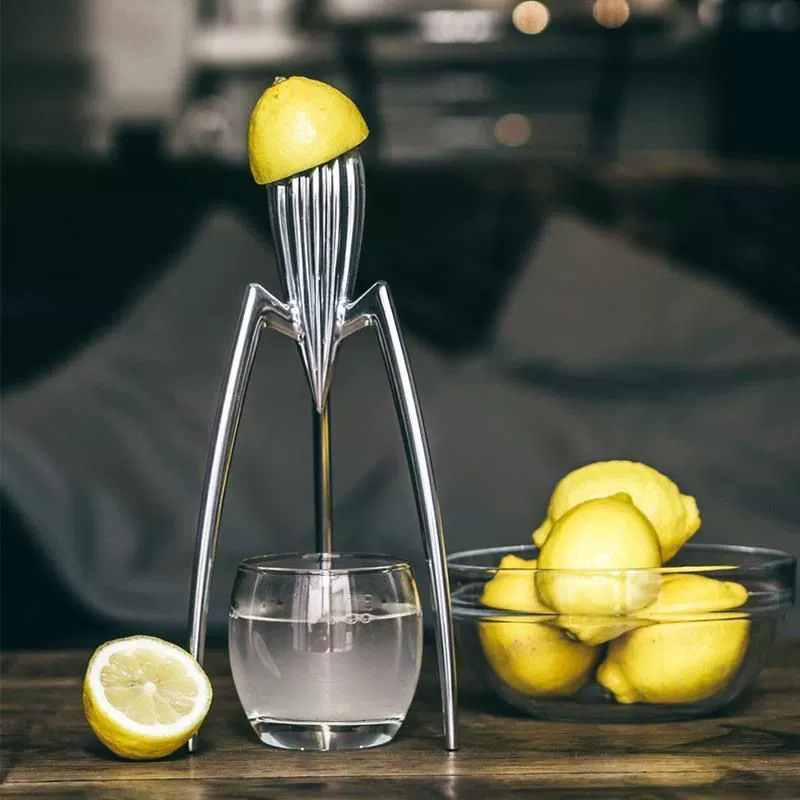 Citrus Juicer Bar - タコ型モダンシンプルシルバーハンドムーブエイリアンジューサーデコレーションピースモデルルームダイニングキッチンリビングソフト